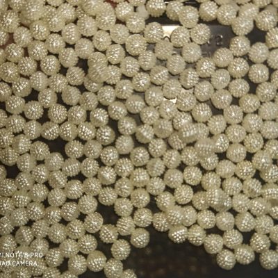 perlas disco 6mm crema