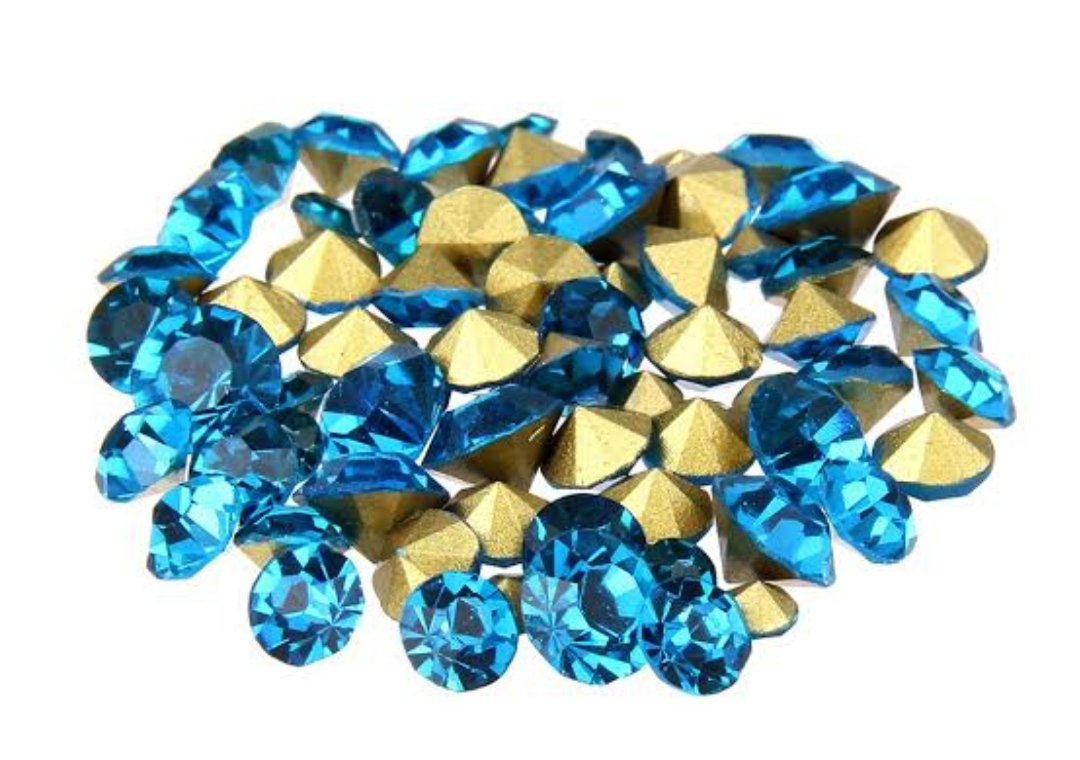 pedreria_strass_conicas_aquamarine