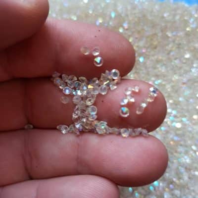 strass cónicas tornasol