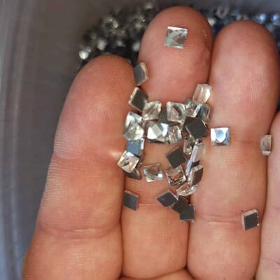 strass figuras cuadrado 6mm