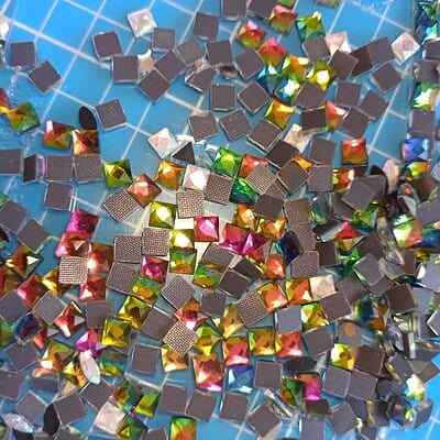 strass figuras cuadrado
