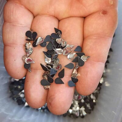 strass figuras gotas cristal