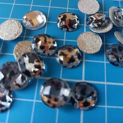 Hotfix strass epoxy tiger