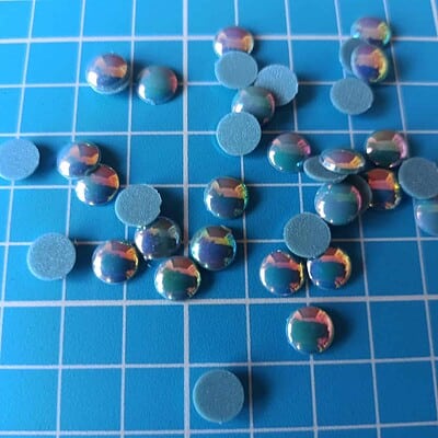 Hotfix strass epoxy celeste