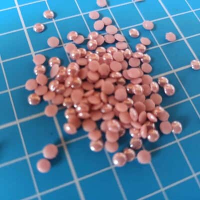 Medias perlas 4mm rosado