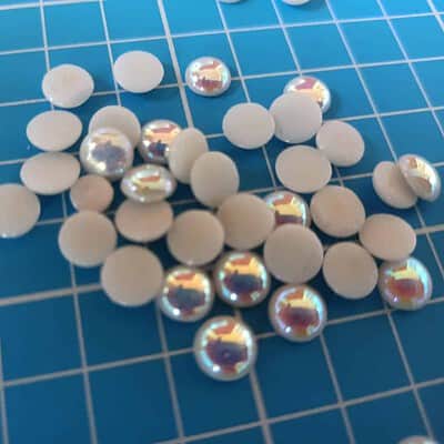 Medias perlas 2mm tornasol