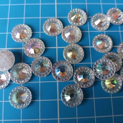 Hotfix strass epoxy 12mm