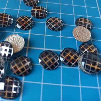 Hotfix strass epoxy cuadriculado