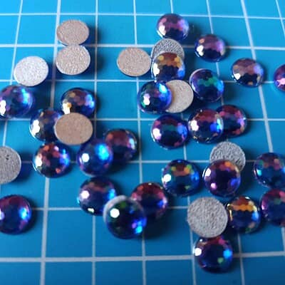 Hotfix strass epoxy azul