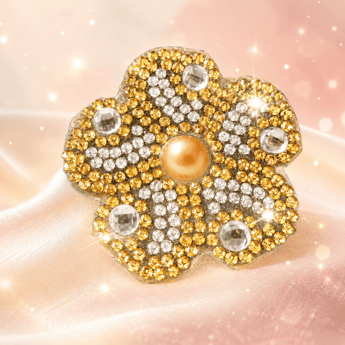 Aplicacion_Strass_Pequena_Flor_5cm_Dorado_manualidades_peru
