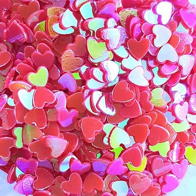 lentejuelas-para-unas-corazon-rojo