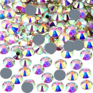 Lot De 1440 Strass Hotfix Blanc SS12 - Dos Plat En Verre - Pour Décoration Vêtements, Accessoires DIY