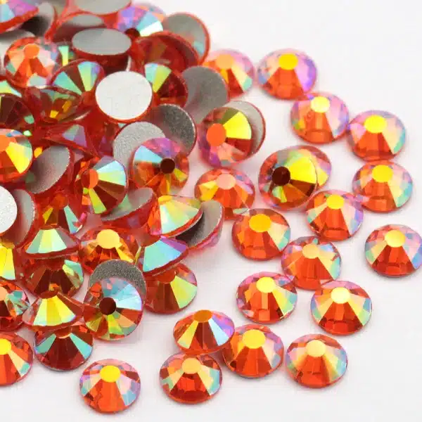 Orange-AB-strass-calidad-swarovski-manualidades-peru
