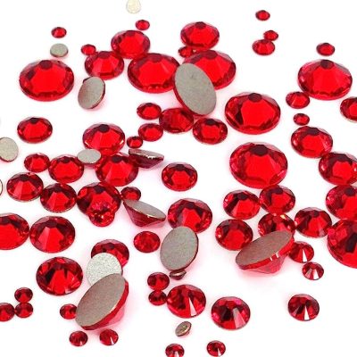 rojo-Light-Sian-calidad-swarovski-hotfix-strass-