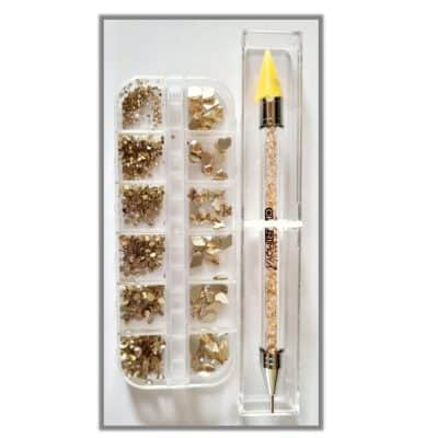 Set-strass-figuras-con-katana-strass-color-ligth-topaz-Manualidades-Peru