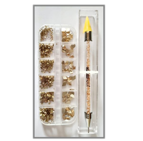 Set-strass-figuras-con-katana-strass-color-ligth-topaz-Manualidades-Peru