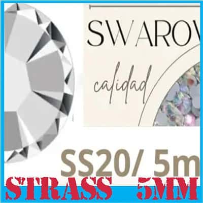 Hotfix ss20 - 5mm Strass calidad Swarovski