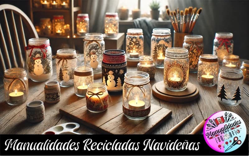 manualidades_navideñas_recicladas_botellas
