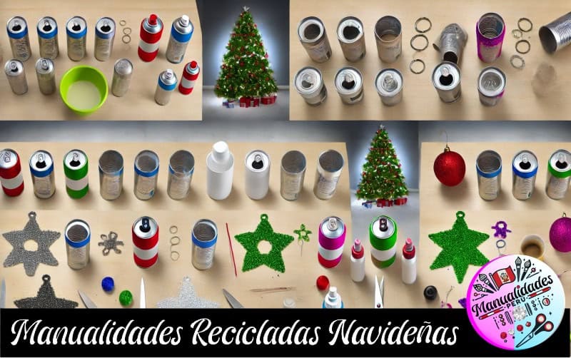 manualidades_navidenas_recicladas_latas_de_gaseosa