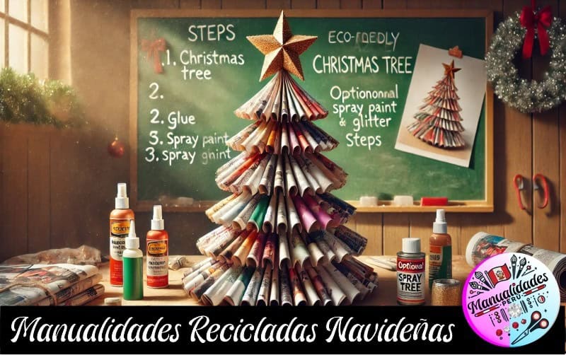 manualidades_navideñas_recicladas_revistas