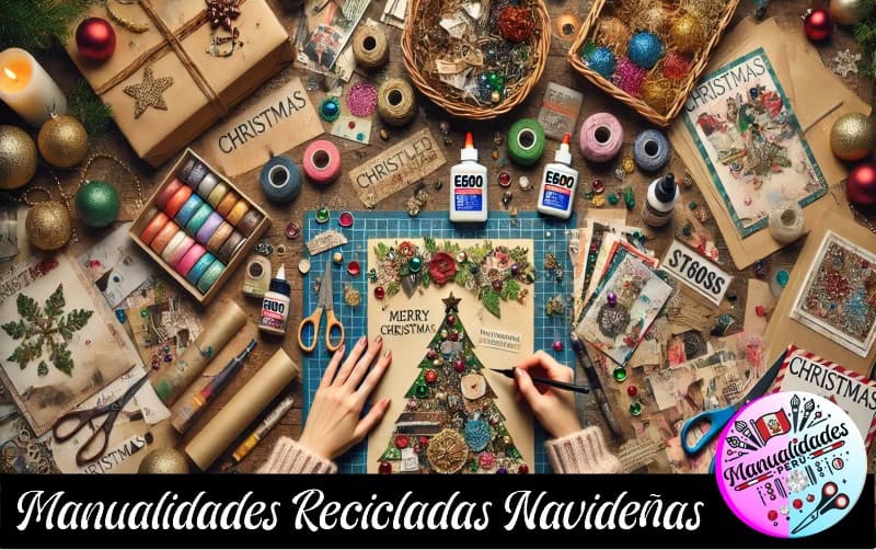 manualidades_navideñas_recicladas_revistas_para 