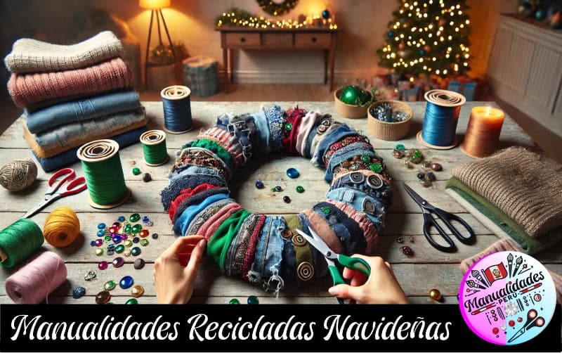 manualidades_navidenas_recicladas_ropa_vieja