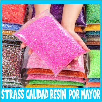 POR MAYOR Pedreria Strass Calidad Resin