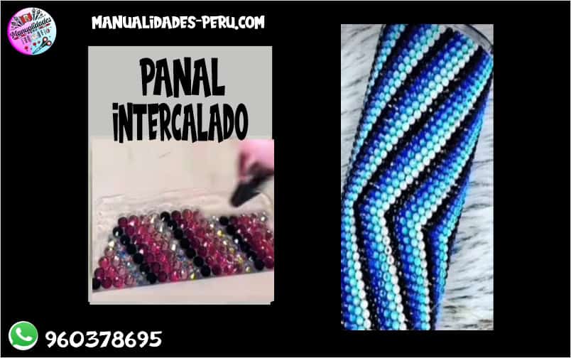 Tecnica_panal_intercalado_uñas_pedreria_strass_manualidades
