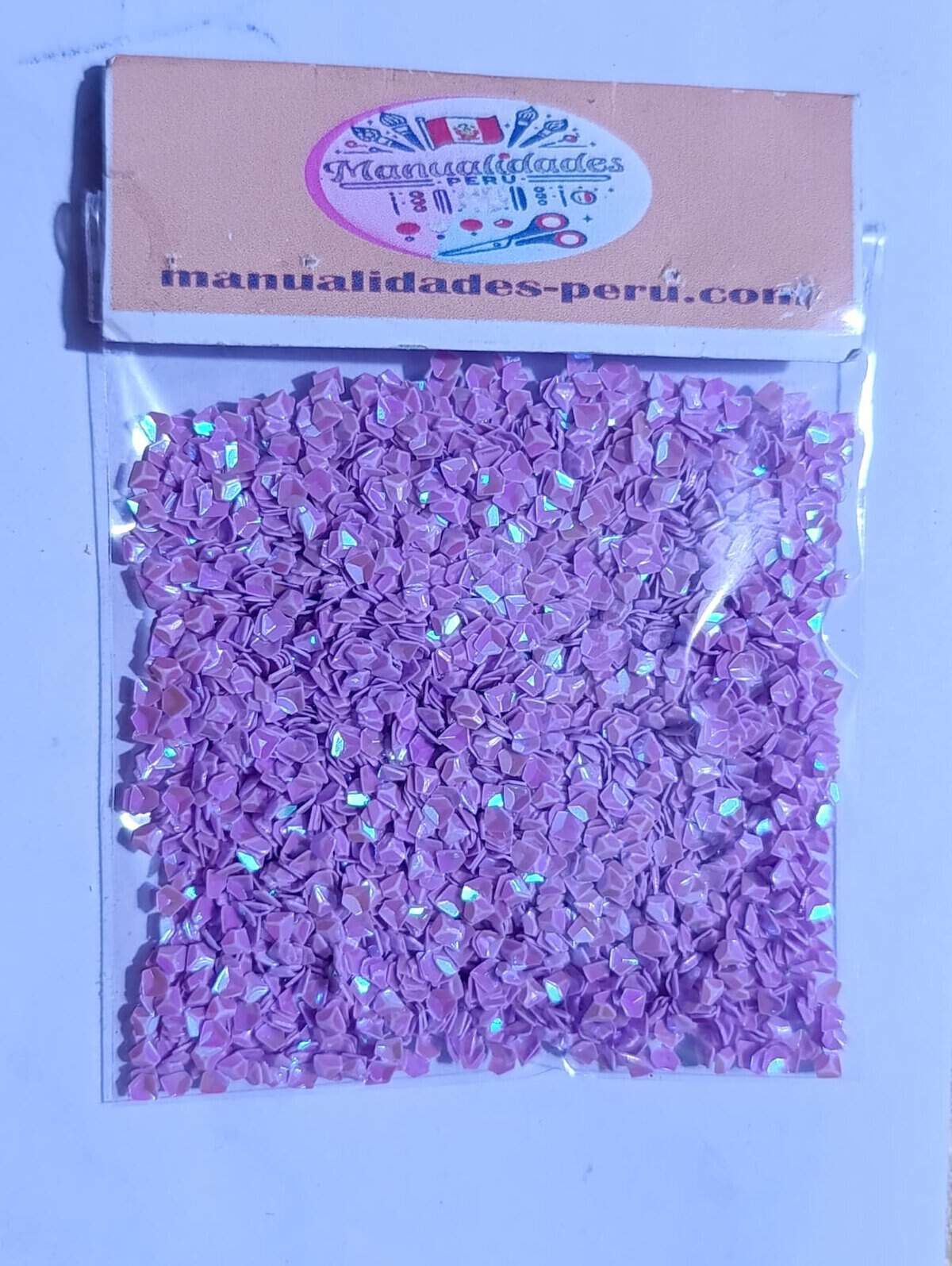 Modelo 11 lentejuelas diamantes lila