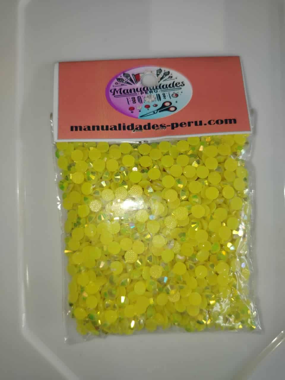 bolsitas_piedras_strass_resina_5mm_amraillo_tornasol_manualidades_peru