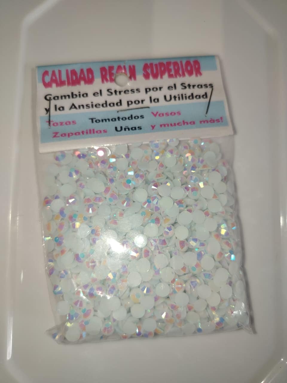 bolsitas_piedras_strass_resina_5mm_blanco_tornasol_manualidades_peru