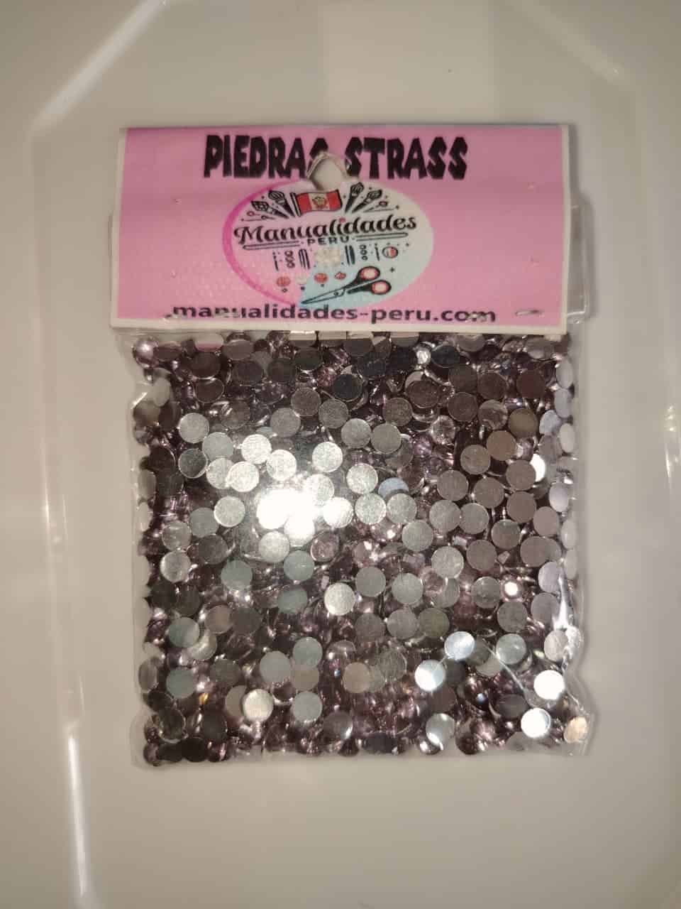 Bolsitas piedras strass resina lila 1440 unidades Manualidades Perú