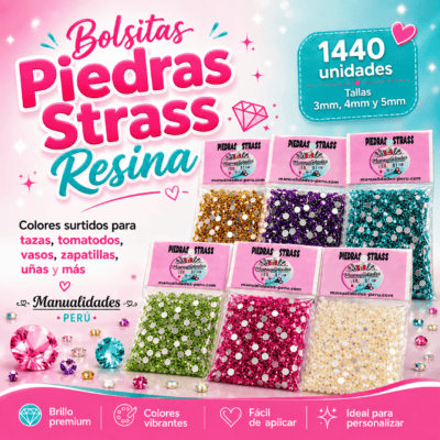 Piedras Strass Resina