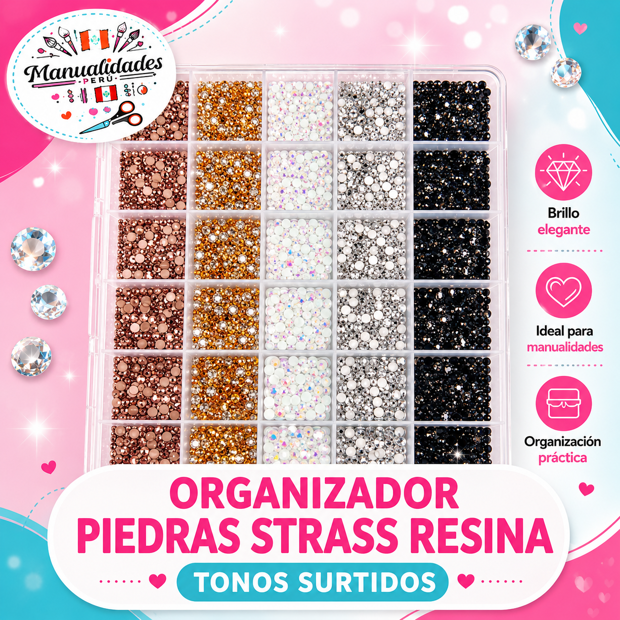 organizador_piedras_strass_resina_mixto_dorado_bedazzling_kit_manualidades_peru