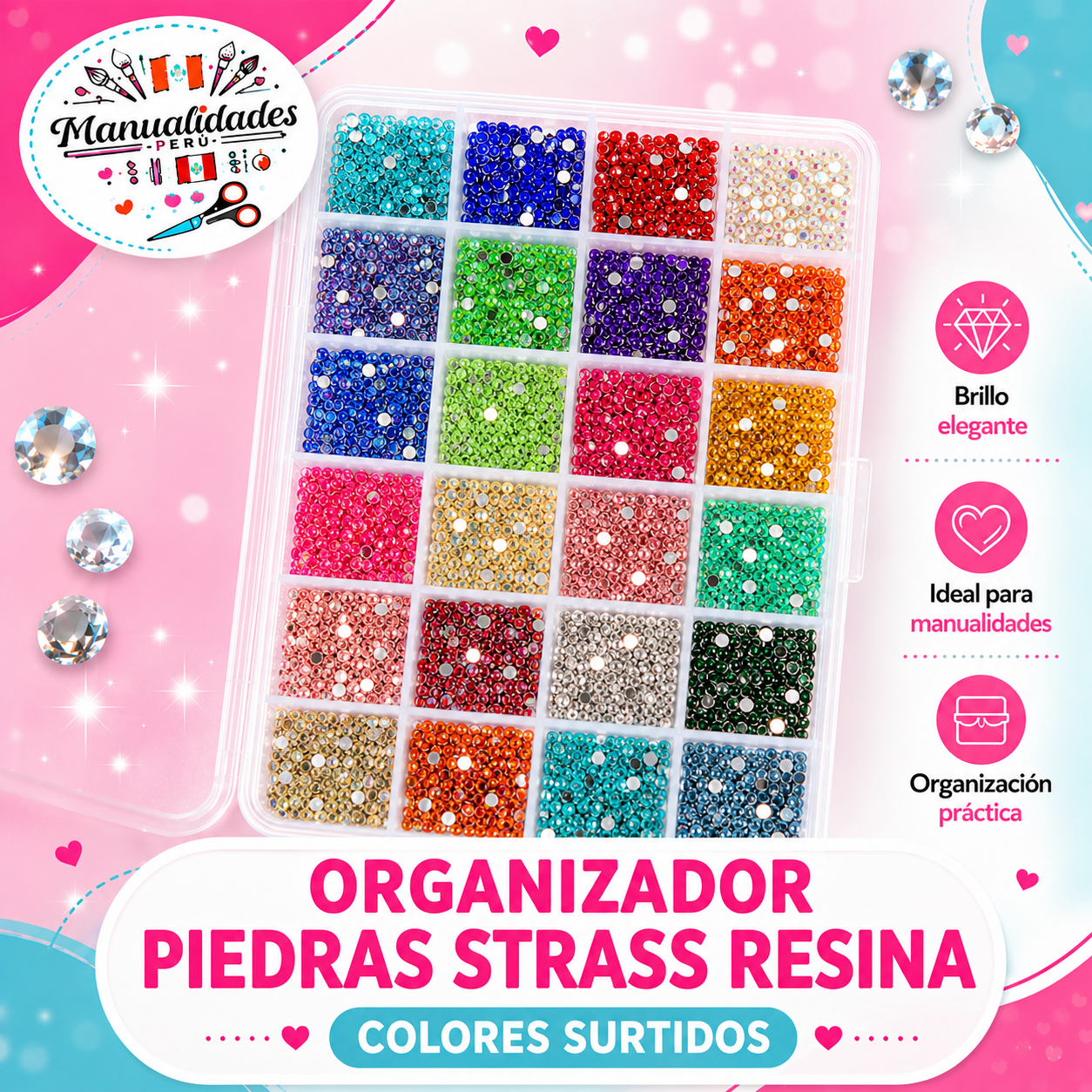 organizador_piedras_strass_resina_multicolor_3mm_bedazzling_kit_manualidades_peru