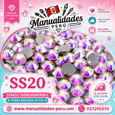 Hotfix SS20 - 5mm Strass Calidad Swarovski para Ropa y Manualidades
